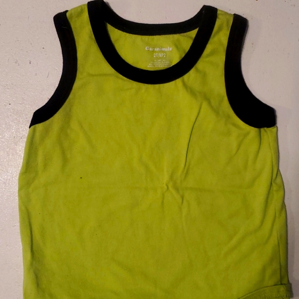 Green tank top